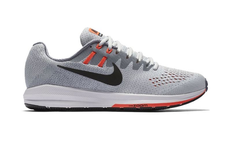 NIKE AIR ZOOM STRUCTURE 20 SILVER GREY| Nike Running