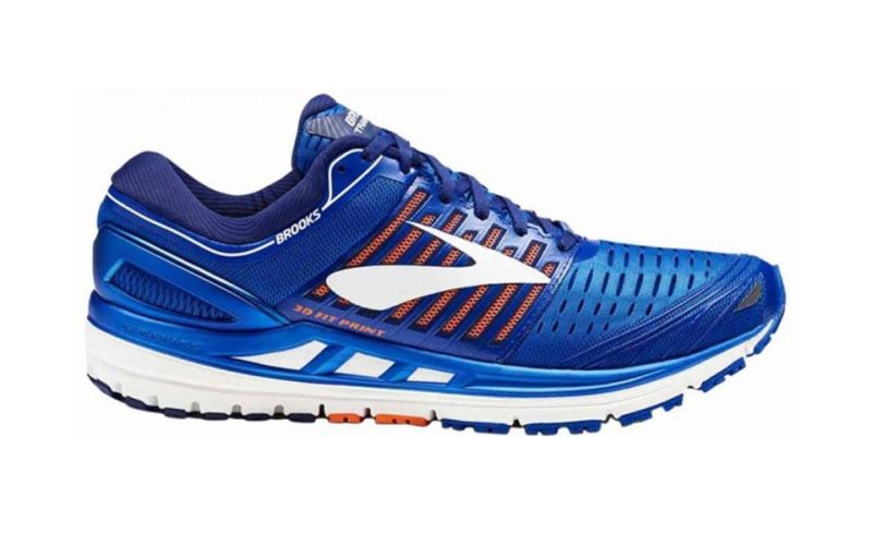 BROOKS TRANSCEND 5 BLEU ORANGE BLANC | Offre Spectaculaire