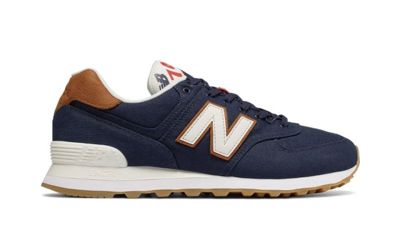 new balance 574 navy blue