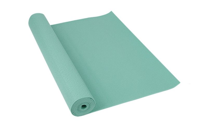 Tapis de Pilates Yoga Softee Deluxe 4mm bleu celeste - Yoga a la maison