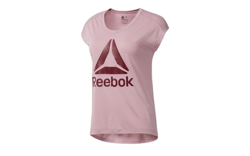 Camiseta Reebok Workout Ready Supremium 2.0 Rosa Mujer - Gran calidad