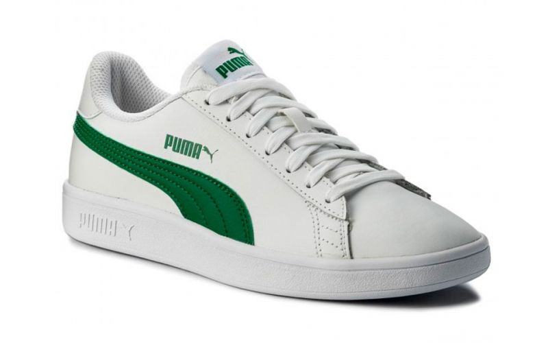 Puma Smash V2 L White Green - Resistant 
