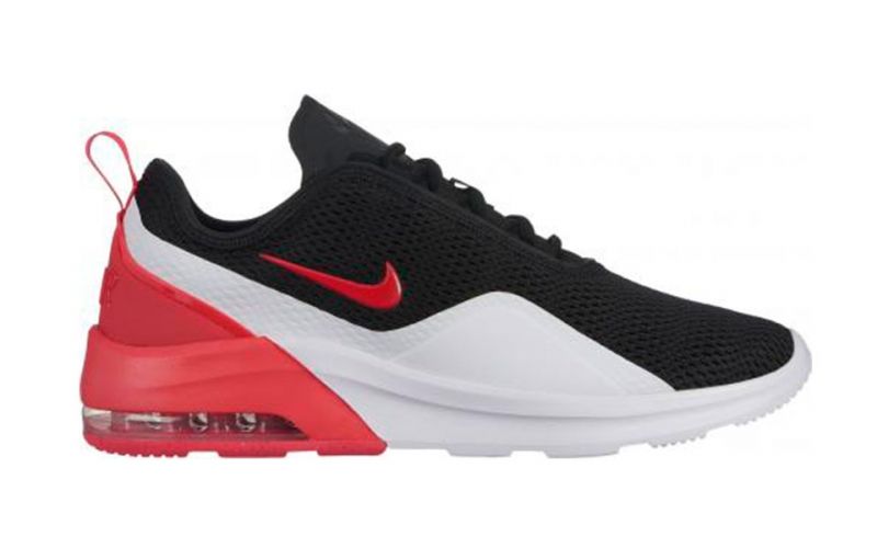 nike air max motion red and black