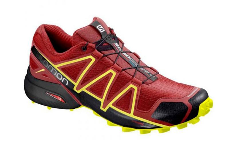 Salomon Speedcross 4 red black - Men trail running shoes