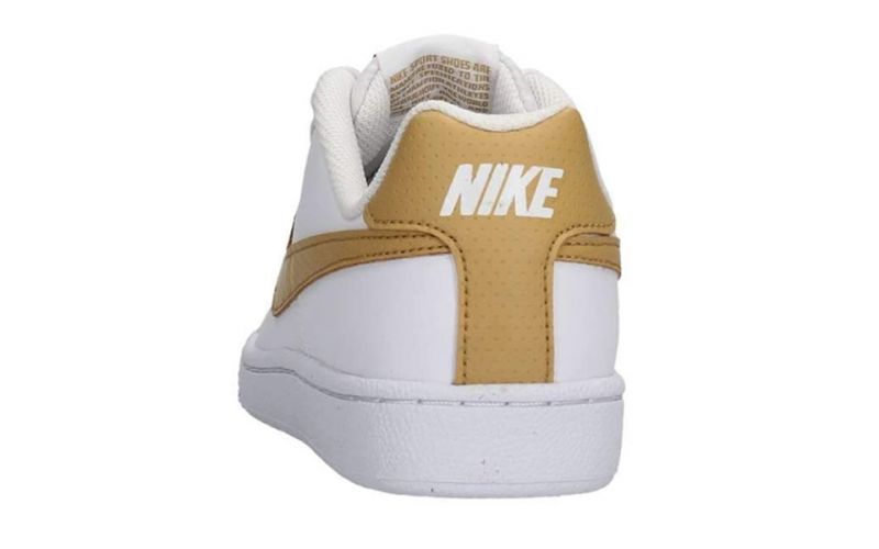 es bonito Caballero Reacondicionamiento NikeCourt Royale Blanco Dorado Junior - Zapatillas para niño