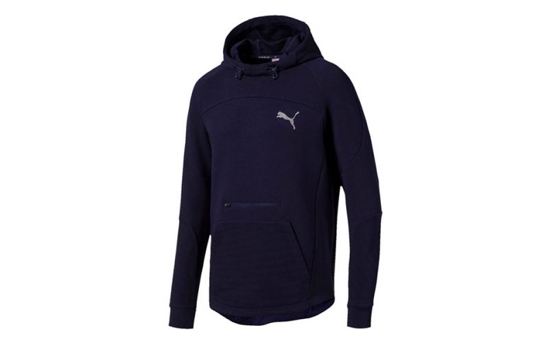 Sudadera Con Capucha Puma Evostripe Azul Marino - Gran diseño