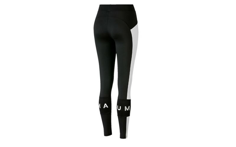 Collants Puma Xtg Noir Blanc Femme Tissu Resistant