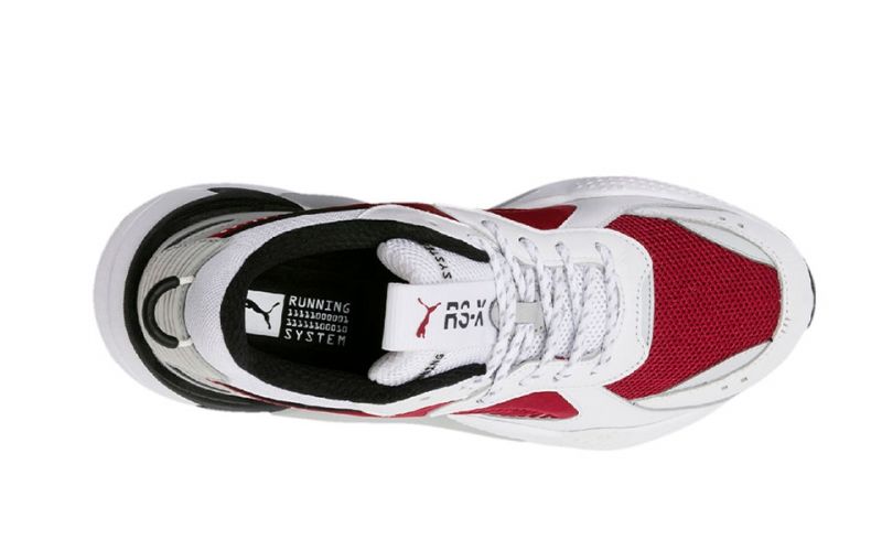 puma rs x white and red
