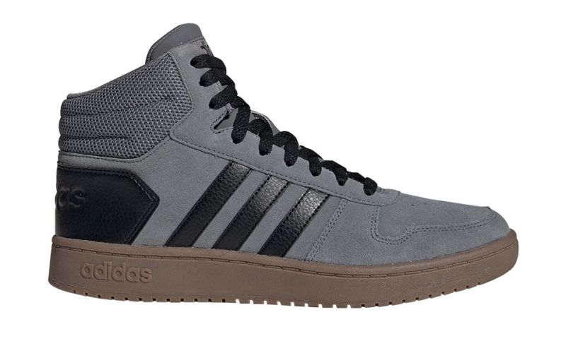 Adidas Hoops 2.0 Mid grey black - Soft 