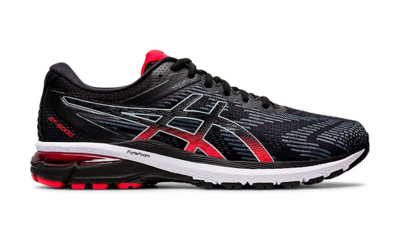 Asics GT-2000 8 Noir Rouge Â– Chaussures de running