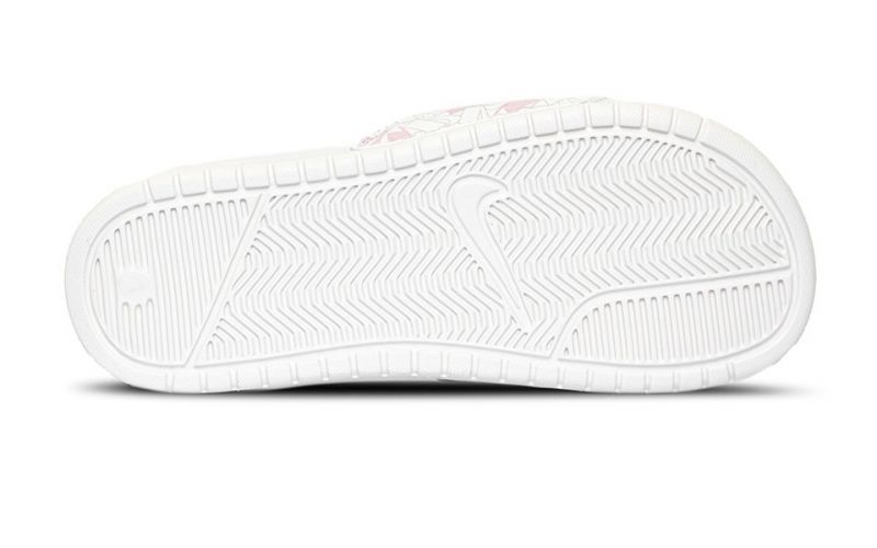 lente Cívico tienda de comestibles Chanclas Nike Benassi Jd blanco rojo Mujer - Diseño elegante