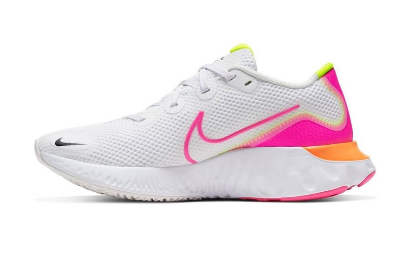 nike renew white and pink