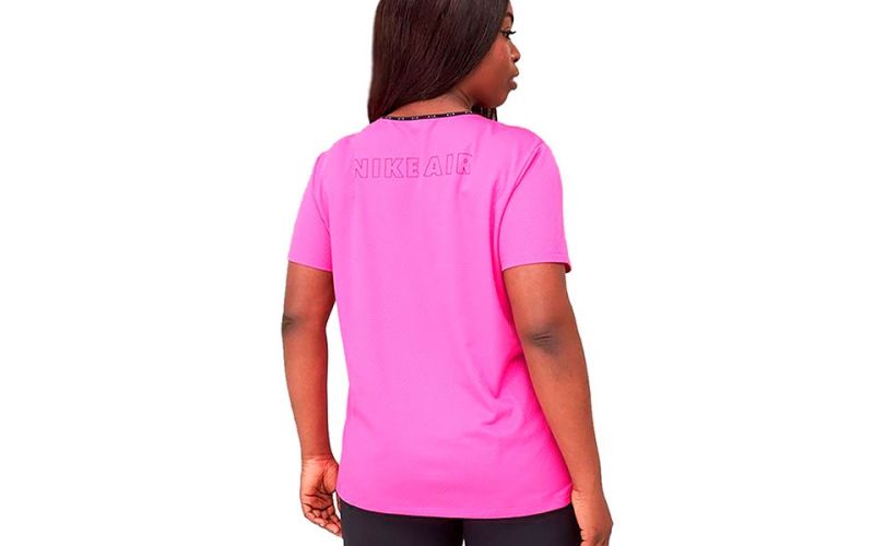 apetito Injusto Discriminación sexual Camiseta Nike Air Top rosa mujer - Colección curve de Nike