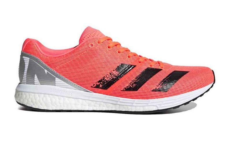 ADIDAS Adizero Boston 8 coral black woman Rubber sole