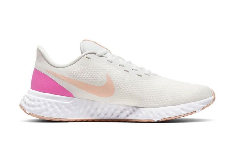 Nike Revolution 5 blanco rosa mujer