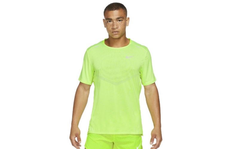 Lime green nike dri hotsell fit shirt