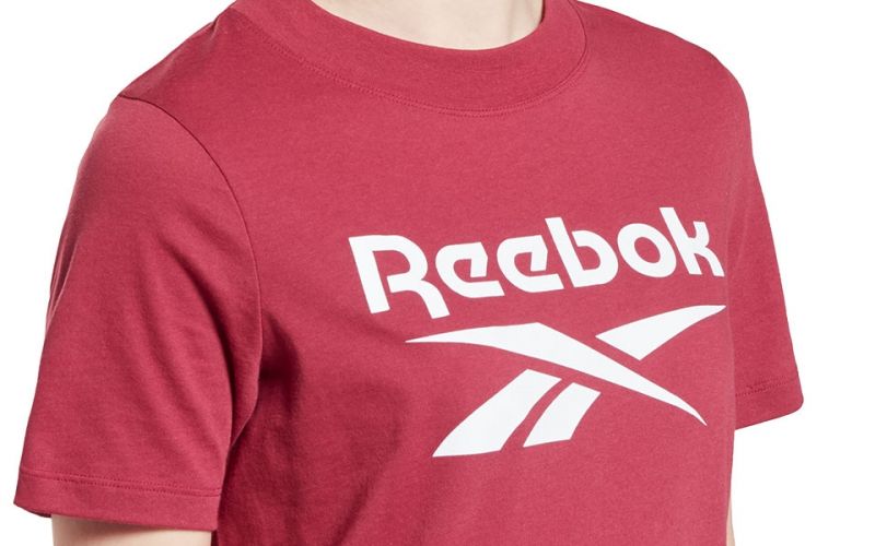 Reebok t shirt clearance womens red