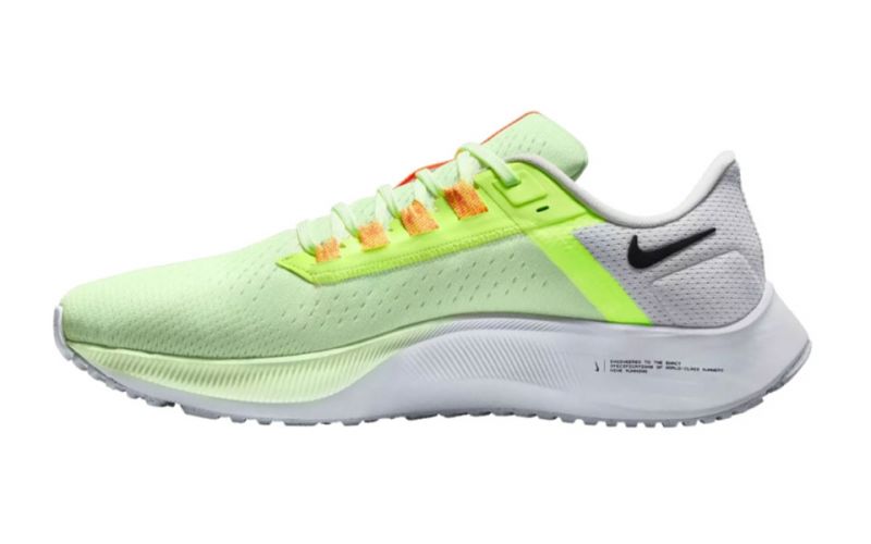 Nike Air Zoom Pegasus 38 Blanco Verde - Mayor Ajuste