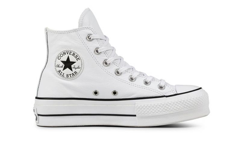 Converse Chuck Taylor All Star Lift Blanco Negro Mujer - Dale un giro a ...