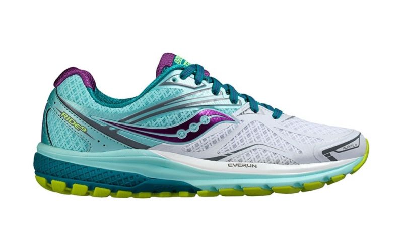 saucony guide 9 mujer plata